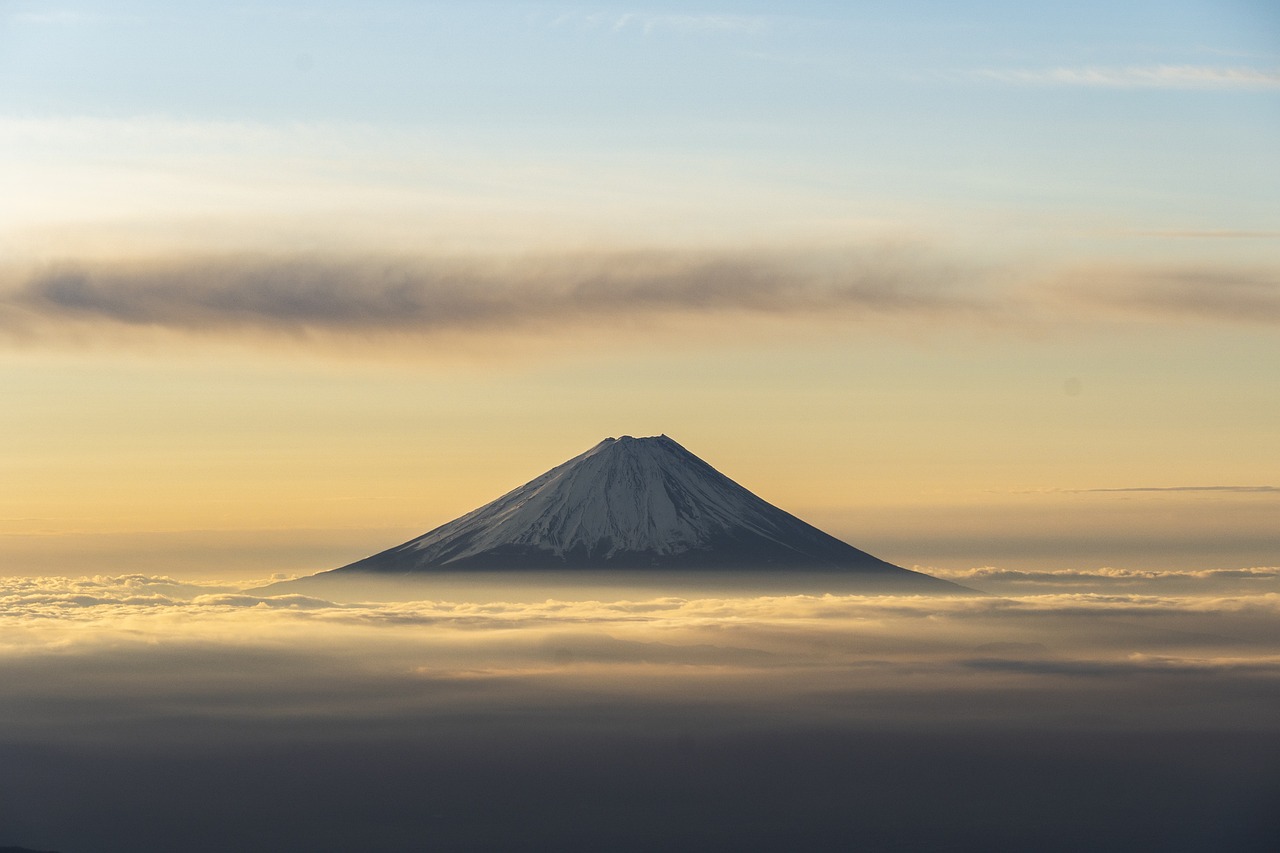 日本の象徴、富士山。観光名所でもある