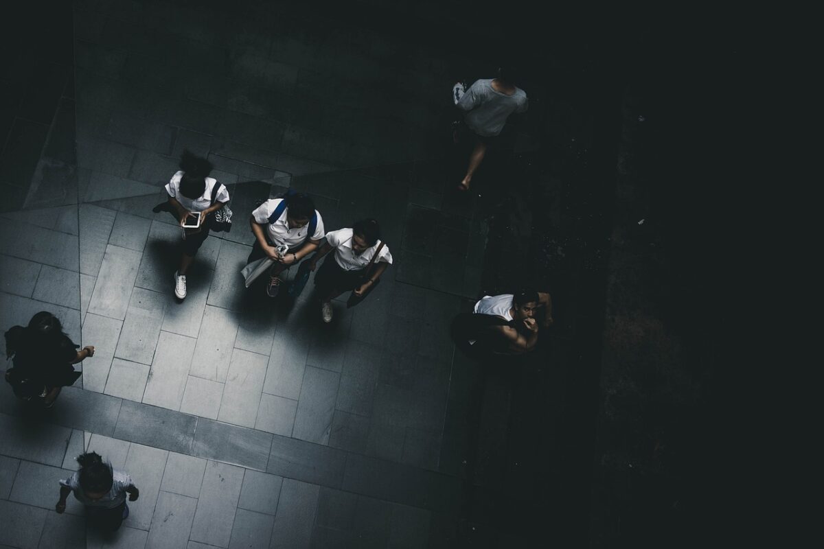 日本の学生たち