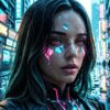 AI世界と綾波レイのイメージ