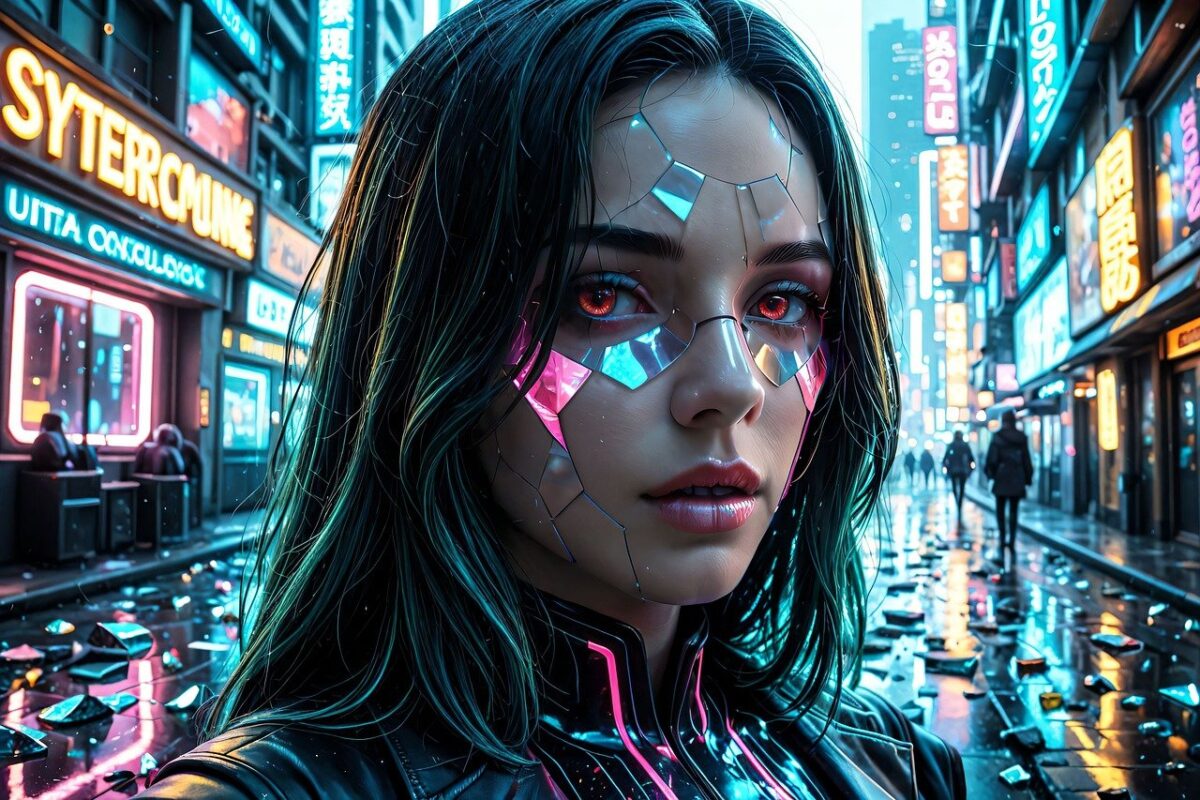 AI世界と綾波レイのイメージ